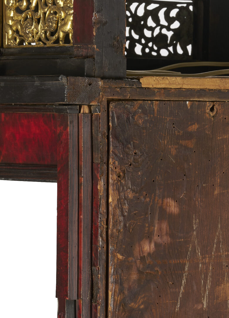 Lot 289: Antique Continental Tortoiseshell Vitrine on Stand