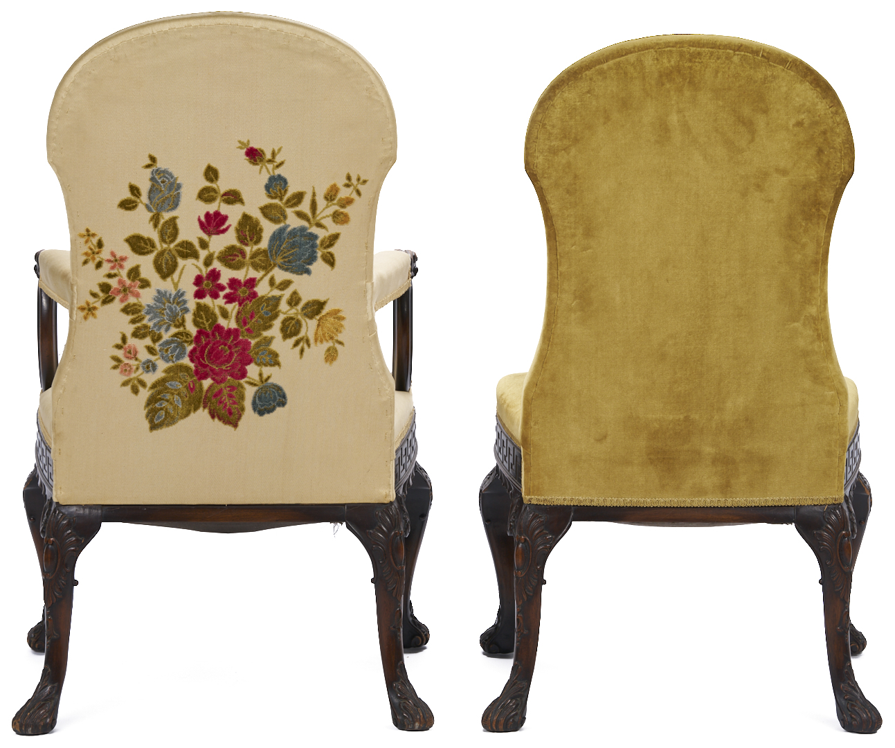 Lot 291: Set of 12 Georgian Style Upholstered Dining Chairs