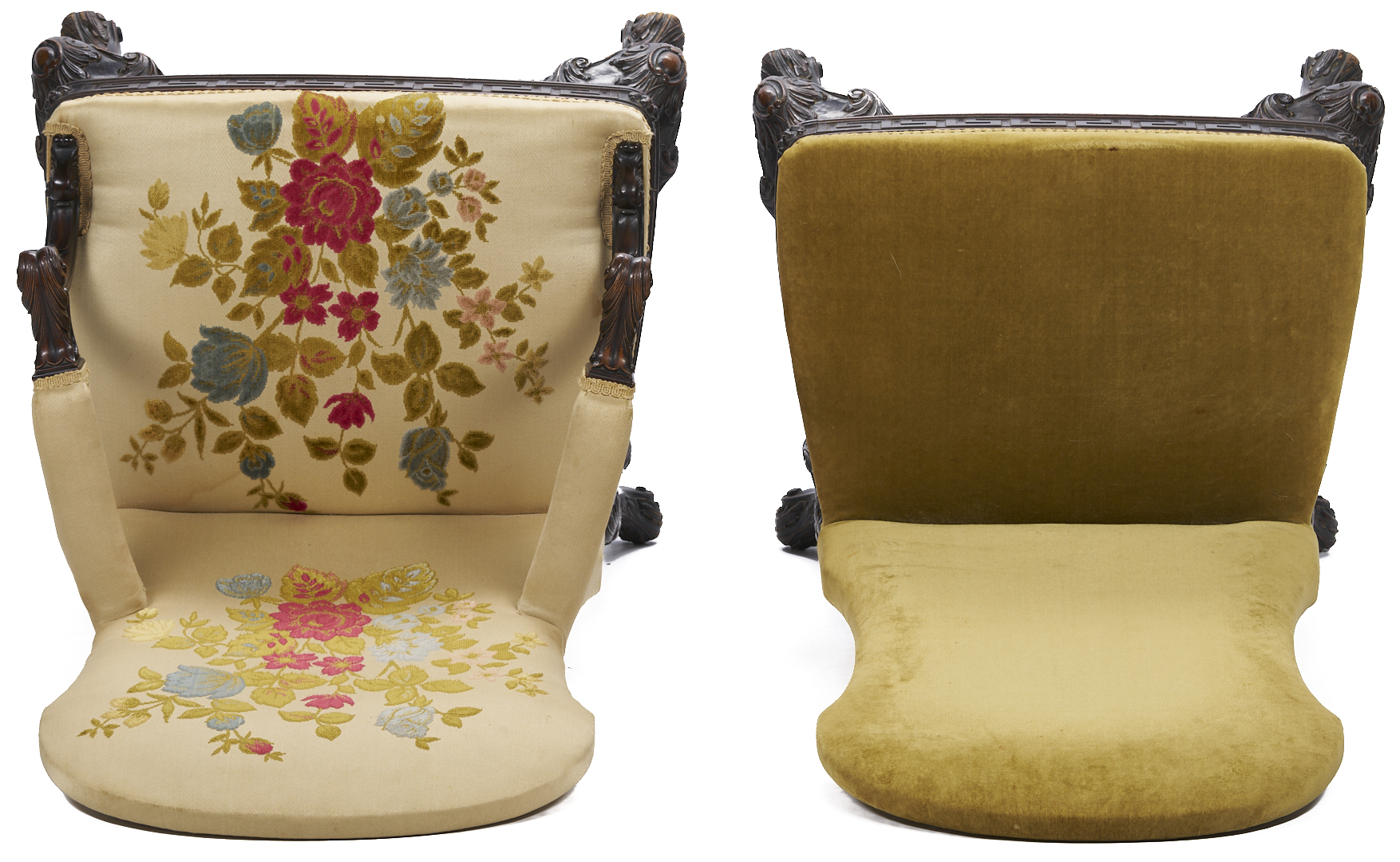 Lot 291: Set of 12 Georgian Style Upholstered Dining Chairs