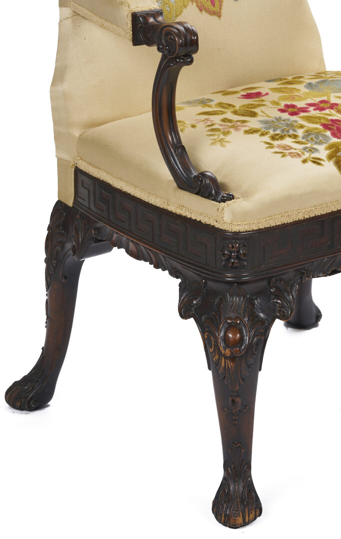 Lot 291: Set of 12 Georgian Style Upholstered Dining Chairs