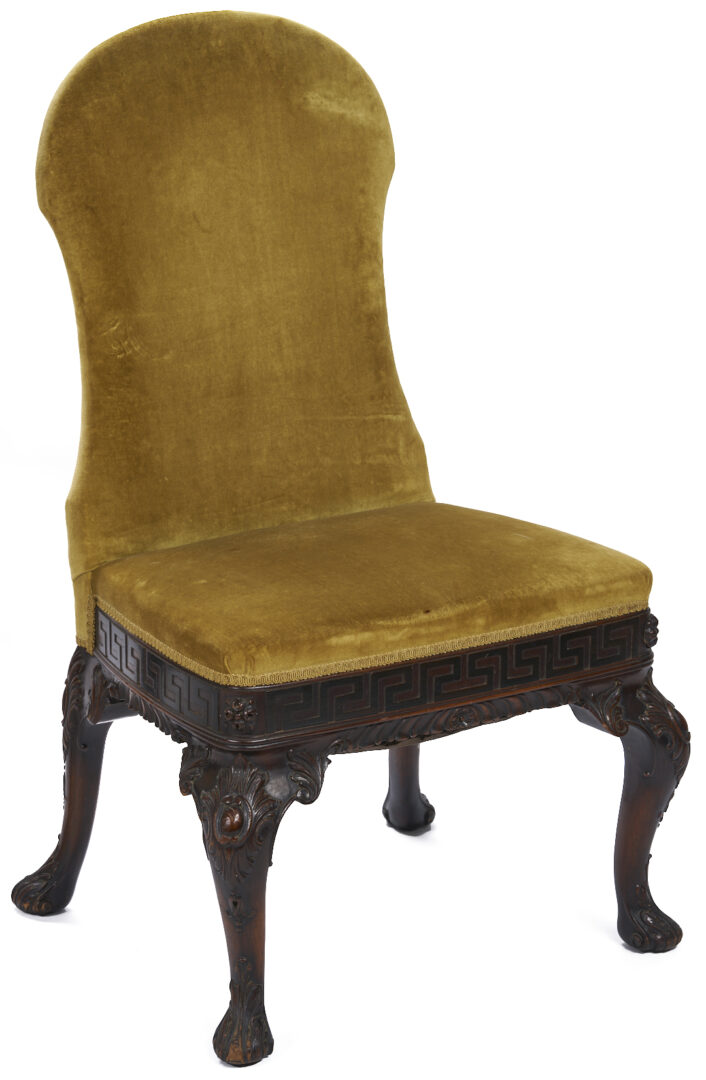 Lot 291: Set of 12 Georgian Style Upholstered Dining Chairs