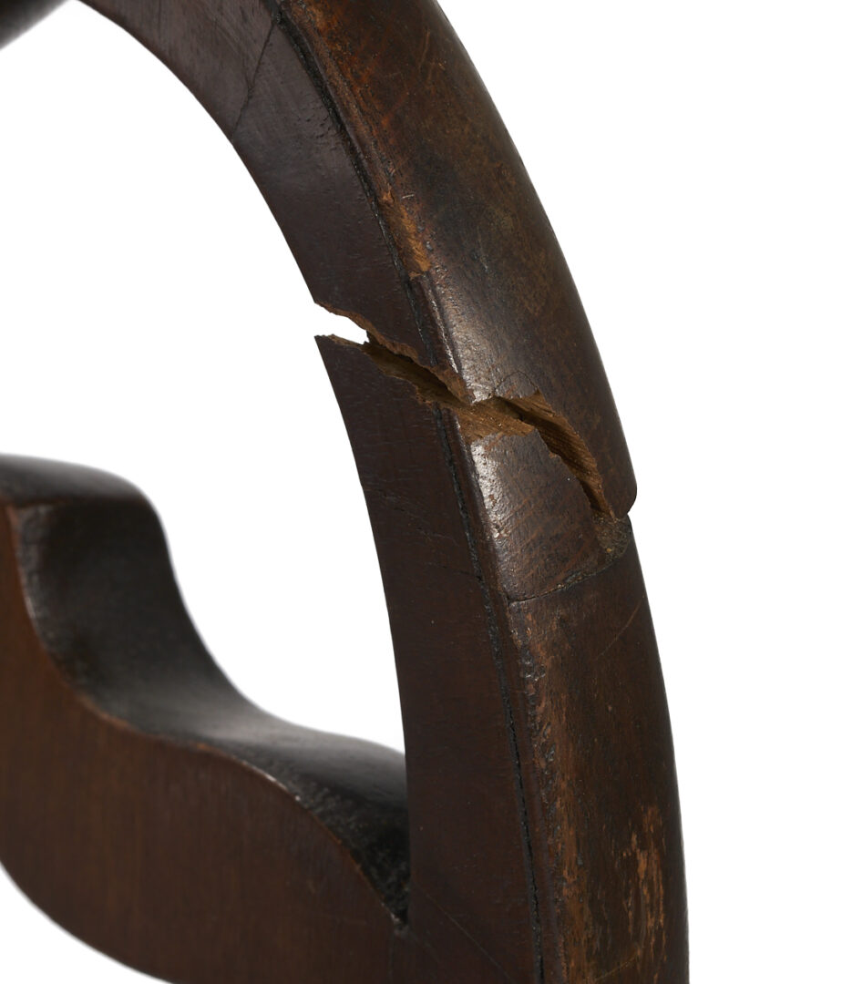 Lot 292: Pair Irish George I Carved Armchairs