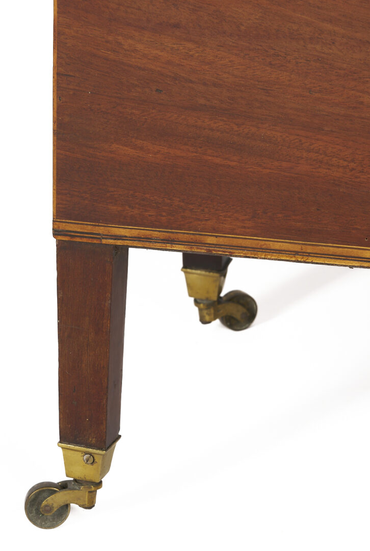 Lot 293: Inlaid Mahogany Dome Top Cellarette