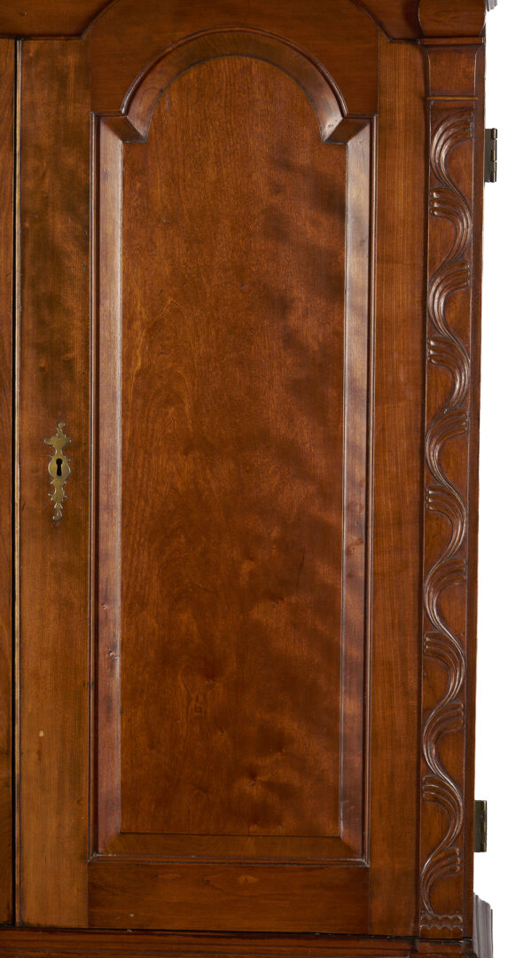 Lot 295: New England Chippendale Block Front Desk and Bookcase , ref. Nutting fig. 697