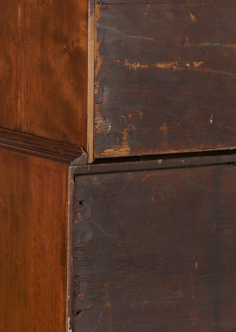 Lot 295: New England Chippendale Block Front Desk and Bookcase , ref. Nutting fig. 697