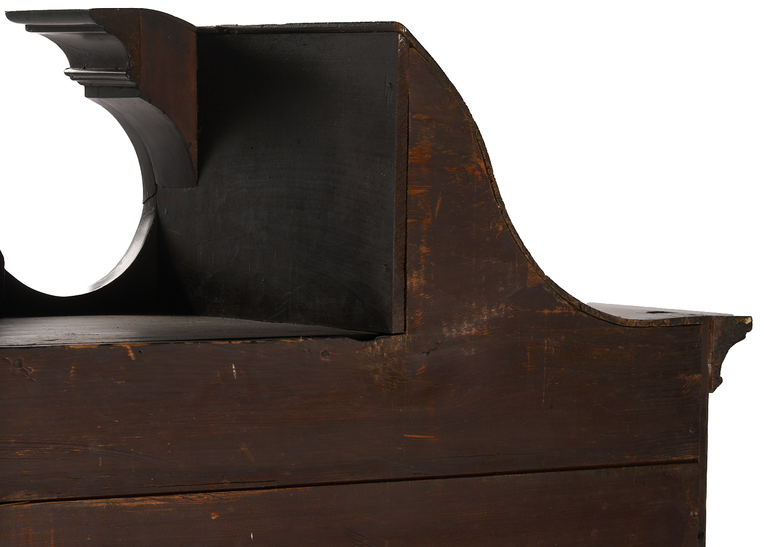 Lot 295: New England Chippendale Block Front Desk and Bookcase , ref. Nutting fig. 697