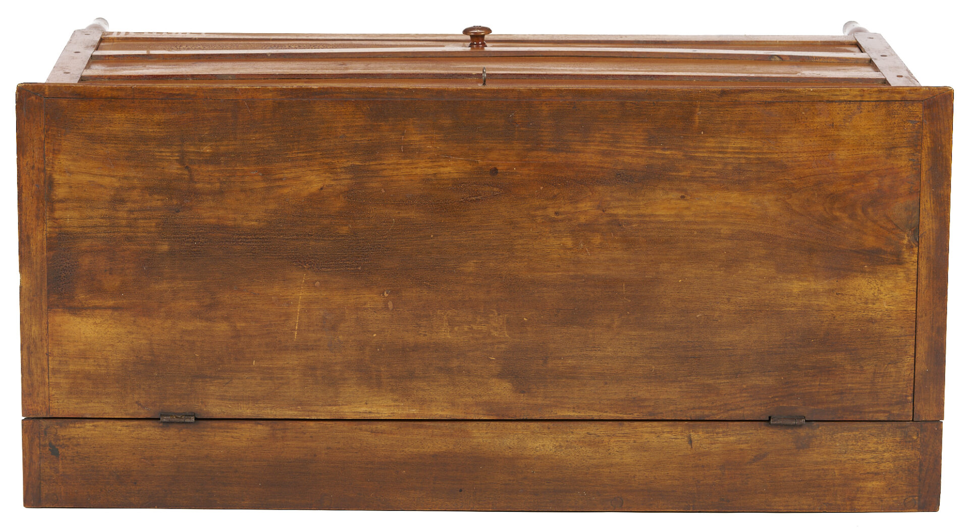 Lot 298: Rare Canterbury Shaker Post-and-Panel Blanket Chest