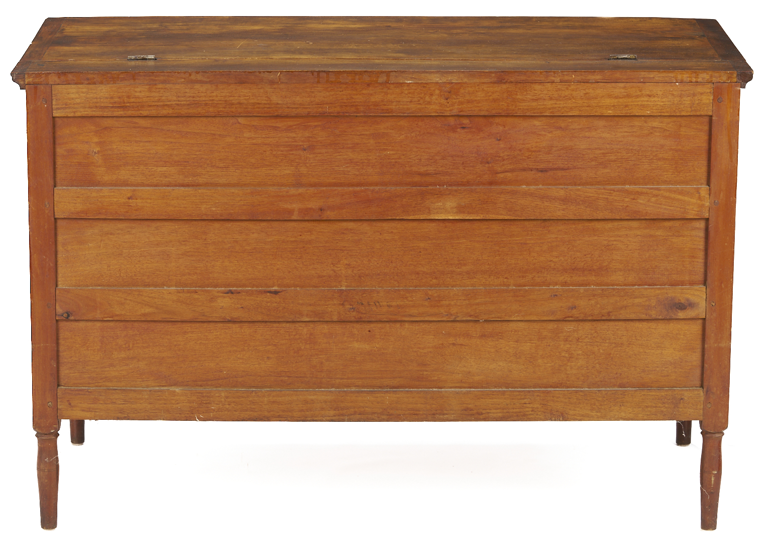 Lot 298: Rare Canterbury Shaker Post-and-Panel Blanket Chest