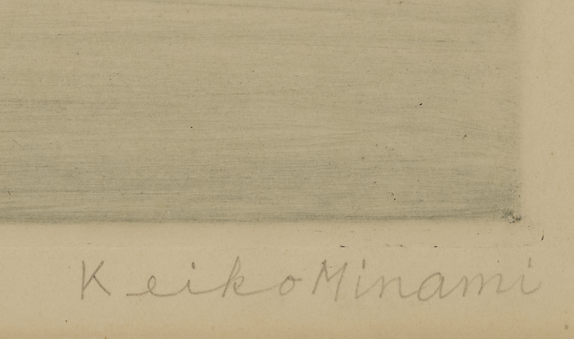 Lot 29: 3 Keiko Minami Figural Aquatint Etchings