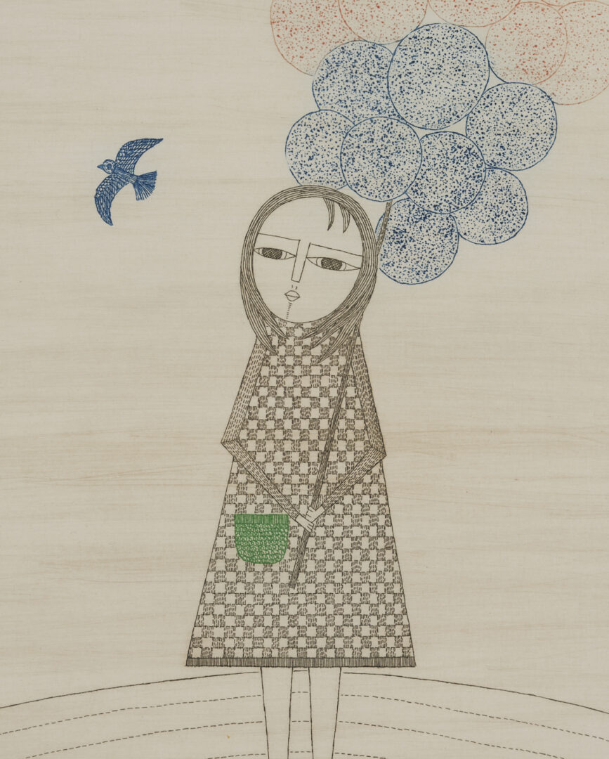 Lot 29: 3 Keiko Minami Figural Aquatint Etchings