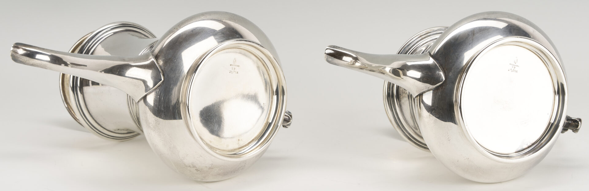 Lot 303: 5 Pc. Durgin Sterling Silver Tea Set
