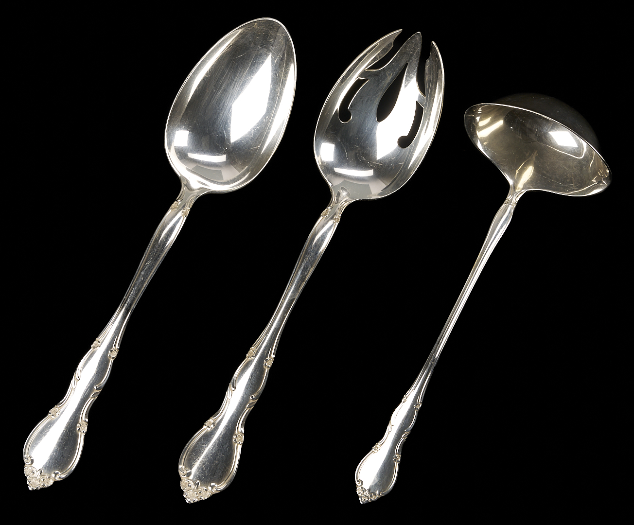 Lot 304: 78 Pcs. Gorham Strasbourg Sterling Silver Flatware