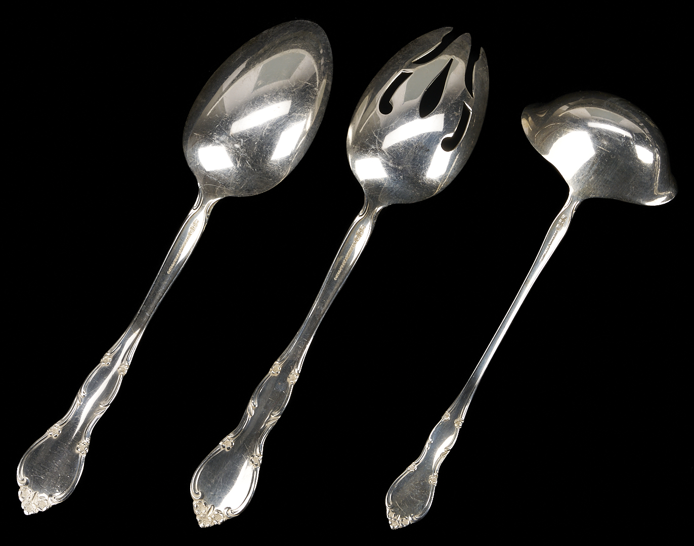 Lot 304: 78 Pcs. Gorham Strasbourg Sterling Silver Flatware