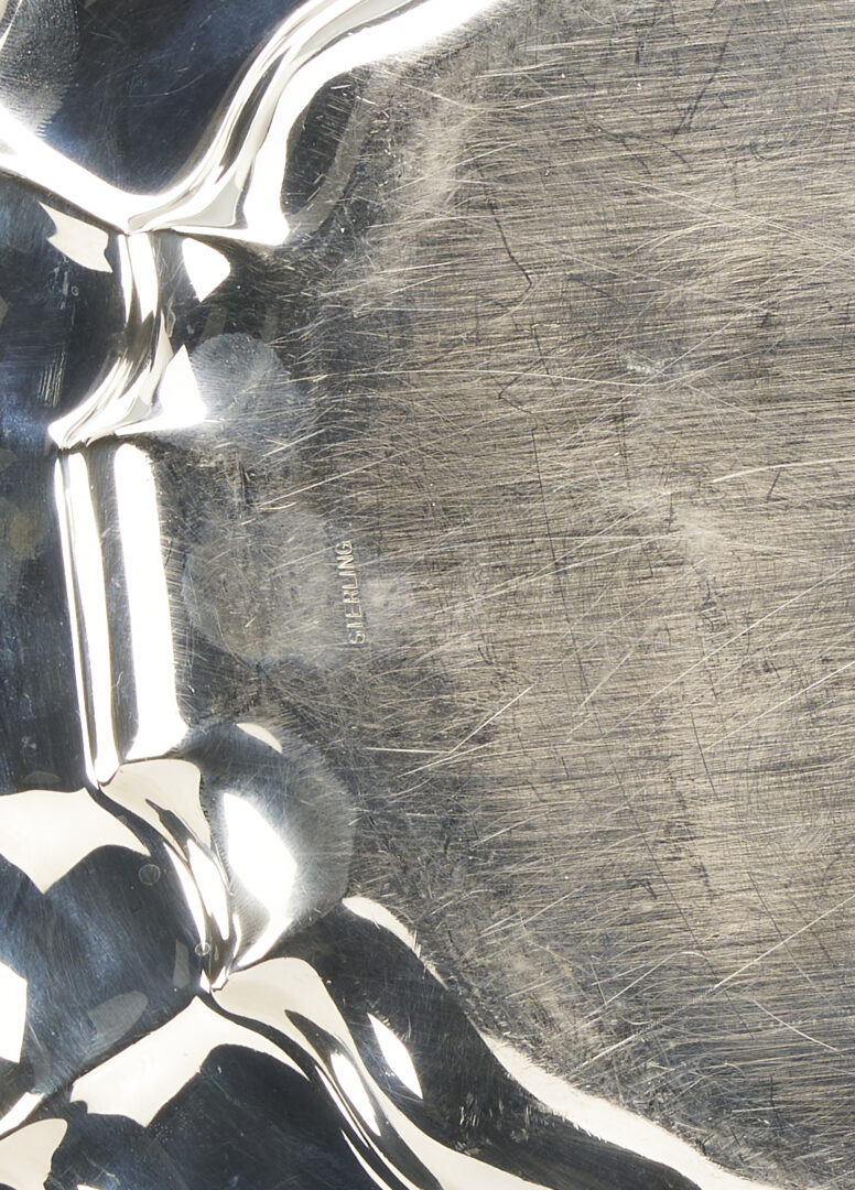 Lot 305: Sterling Silver Oval Tray, Bailey Banks & Biddle