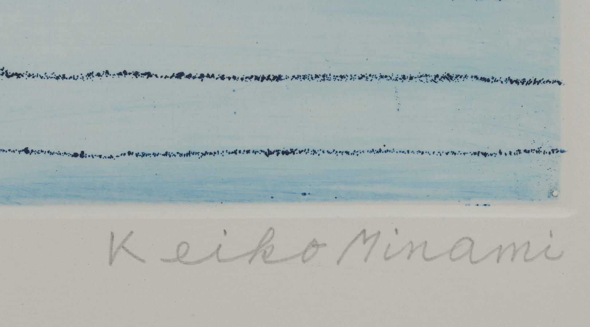 Lot 30: 4 Keiko Minami Etchings w/ Birds in Landscapes