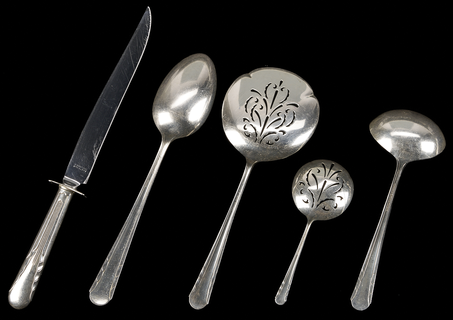 Lot 310: 67 Pcs. International Sterling Flatware