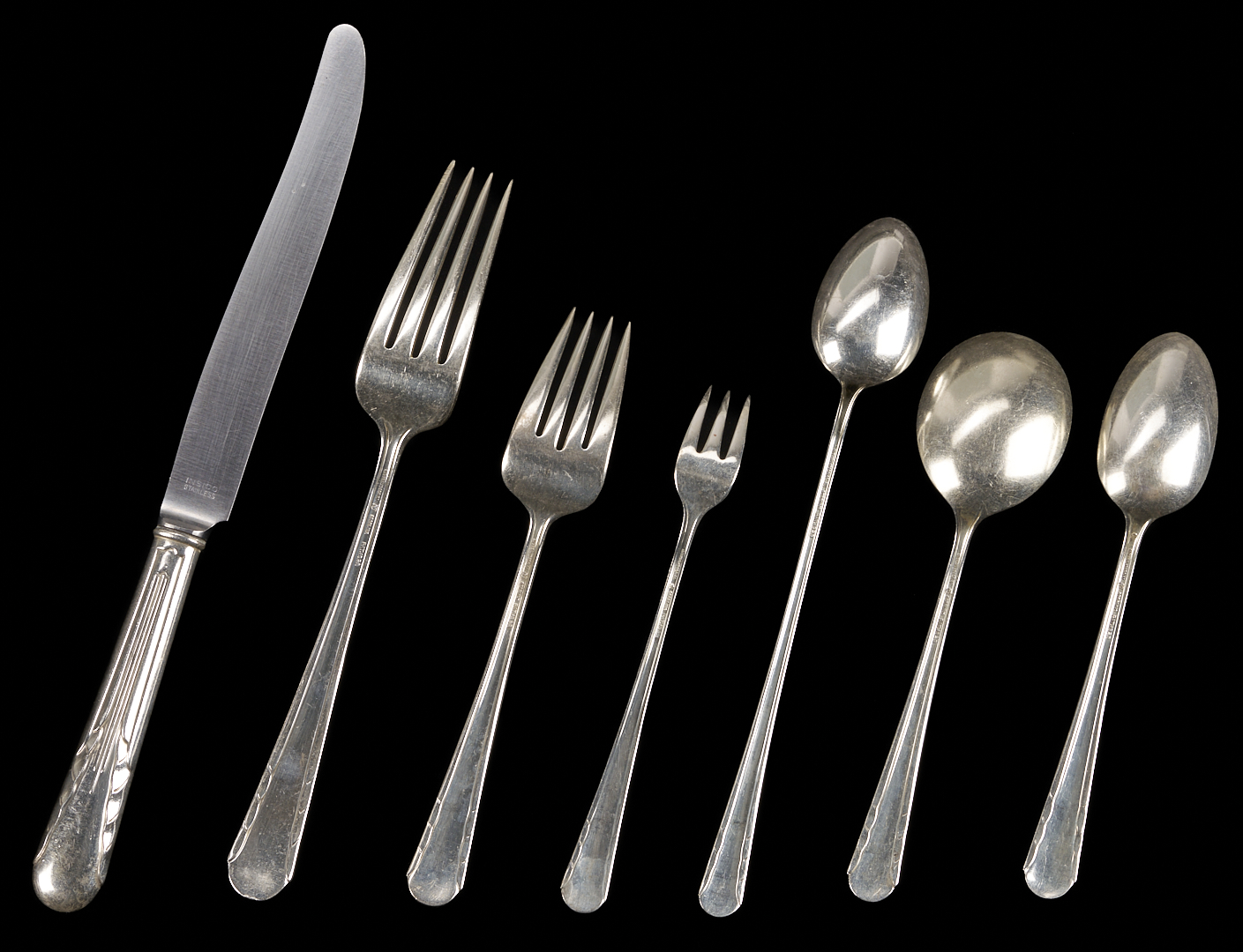Lot 310: 67 Pcs. International Sterling Flatware