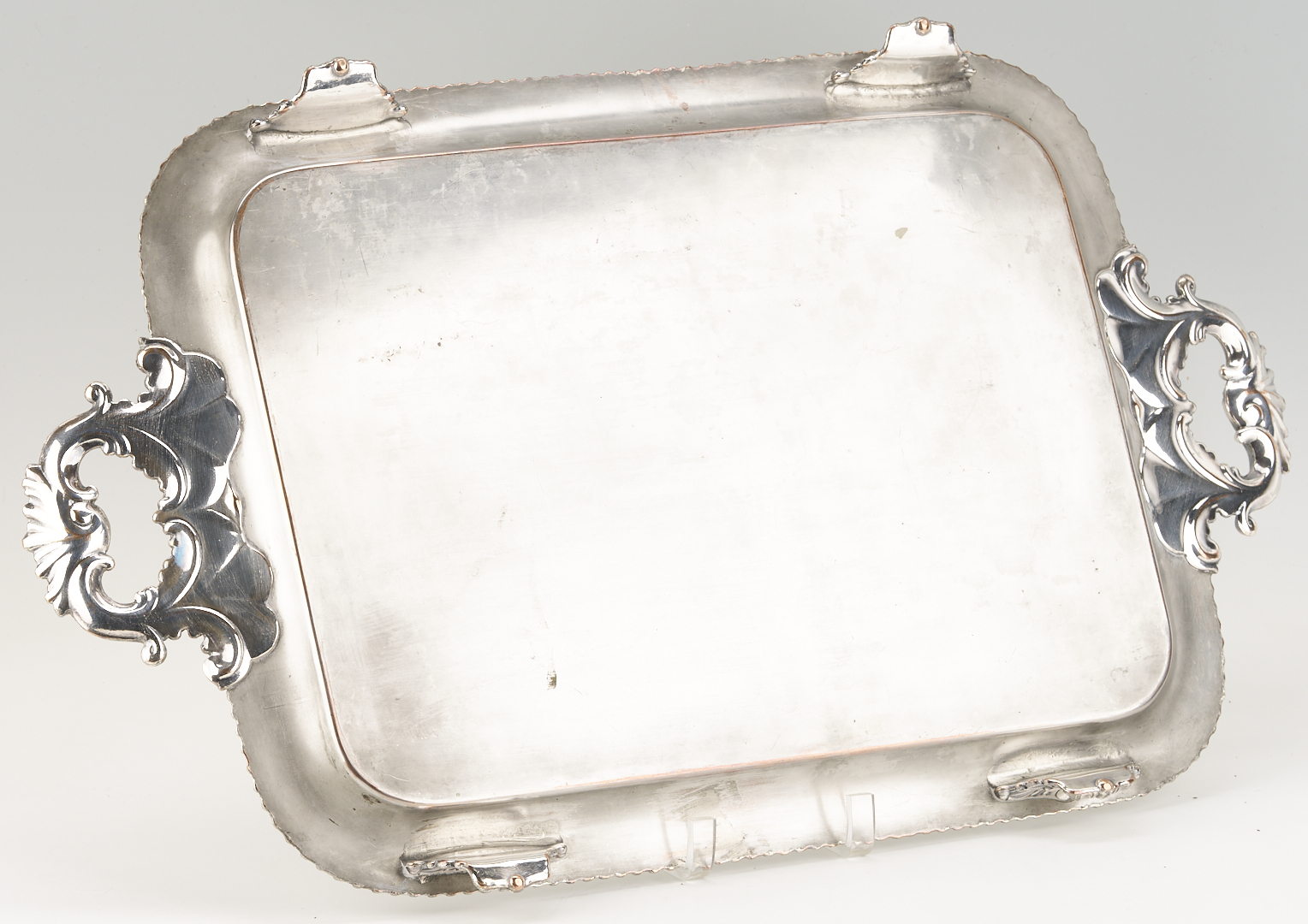 Lot 31: Sterling Silver Tea Set with Kettle, 131 oz, plus tray