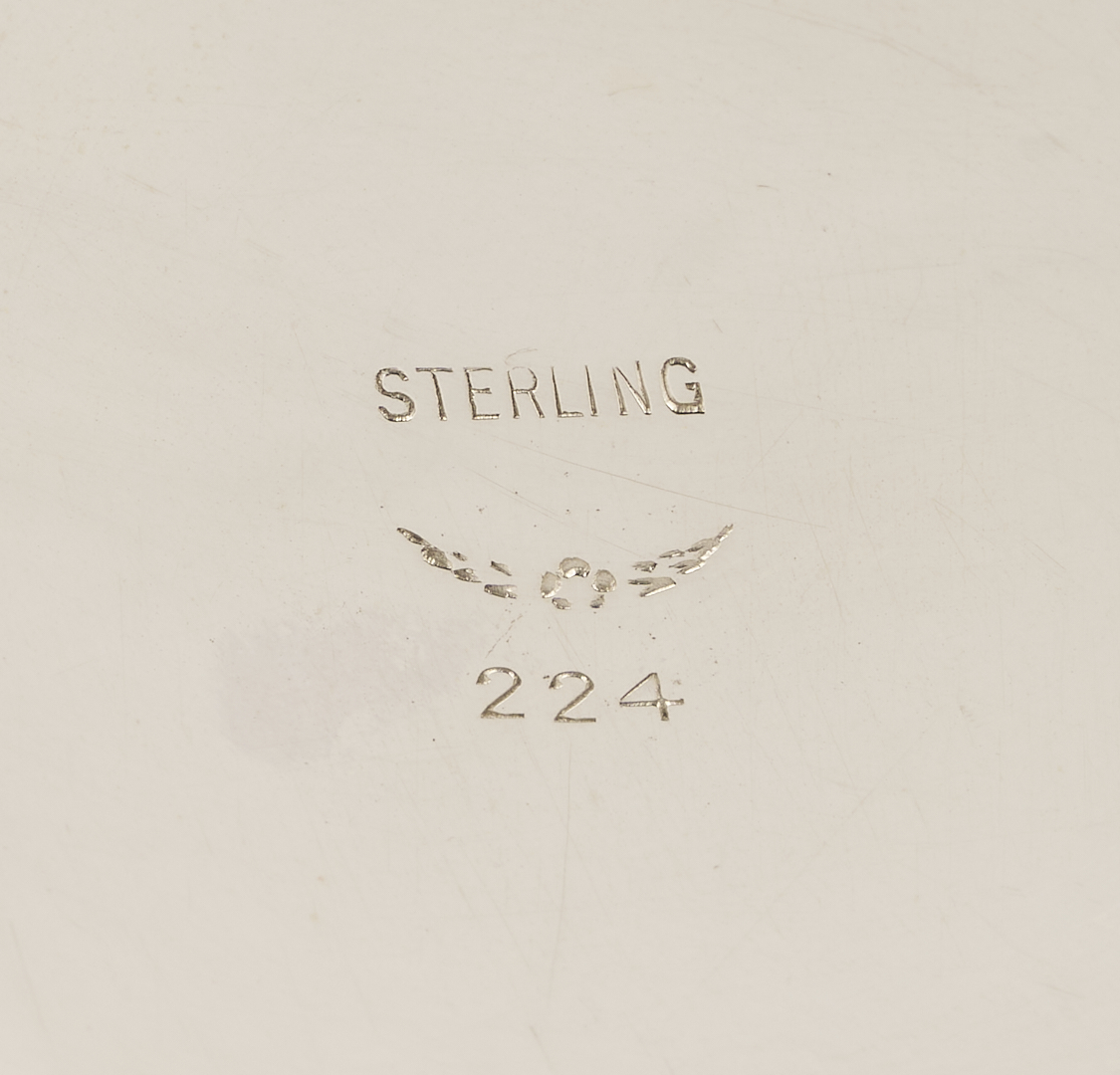 Lot 31: Sterling Silver Tea Set with Kettle, 131 oz, plus tray