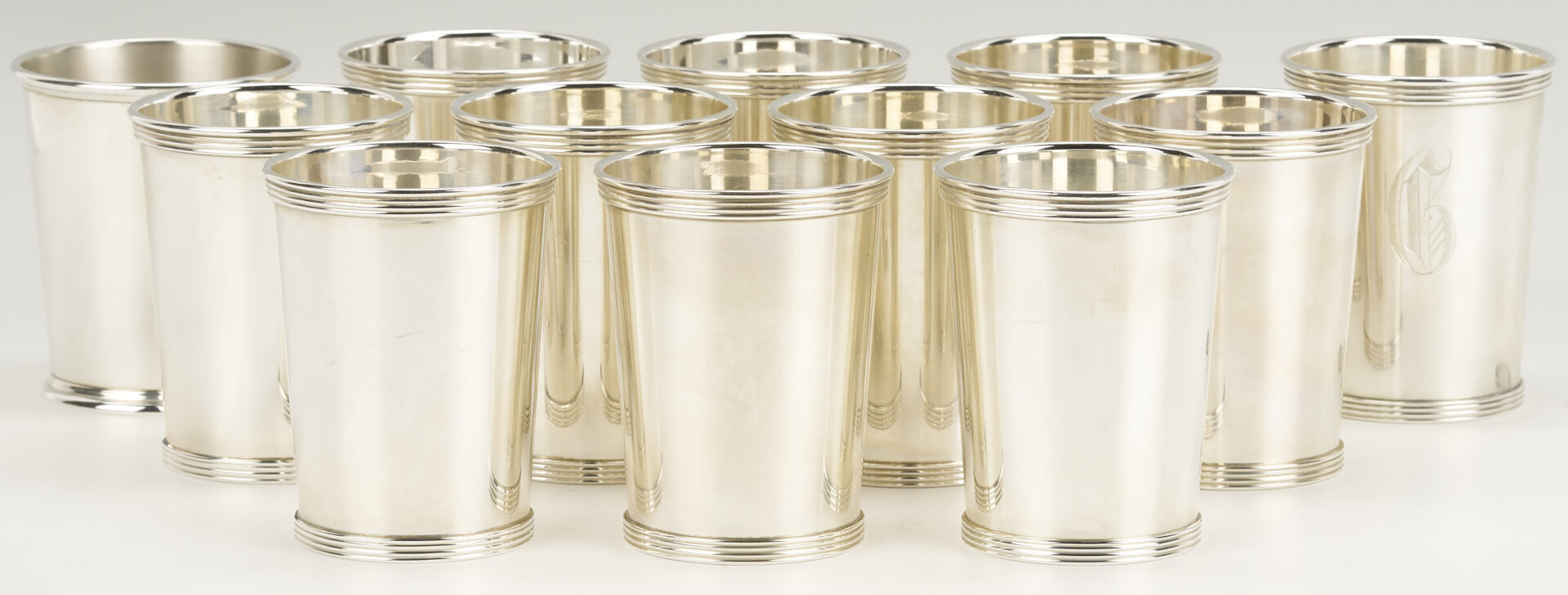 Lot 322: 12 Sterling Silver Julep Cups, International & Kirk