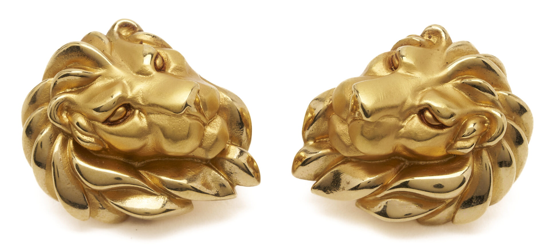 Lot 339: 3 Pairs Ladies’ Vintage Yellow Gold Earrings, 18K & 14K