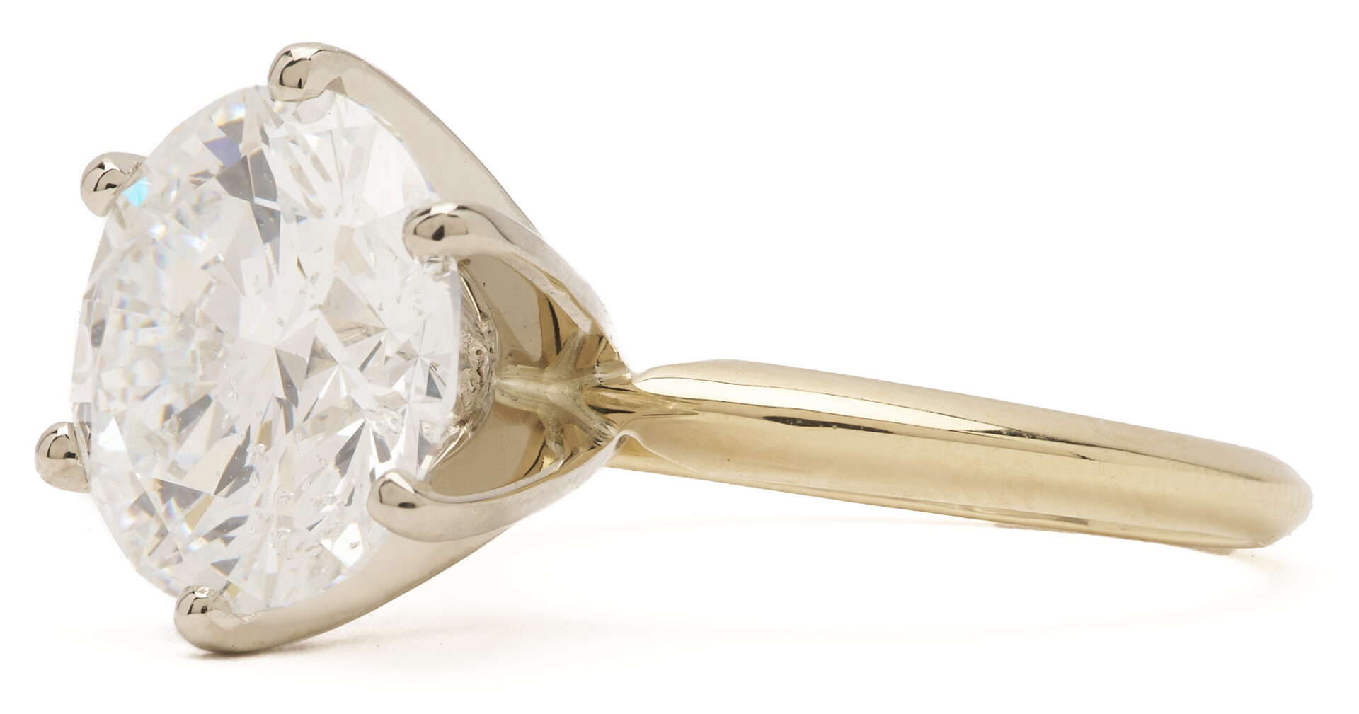 Lot 34: Ladies 5.03 Carat Diamond Solitare Ring, GIA Report