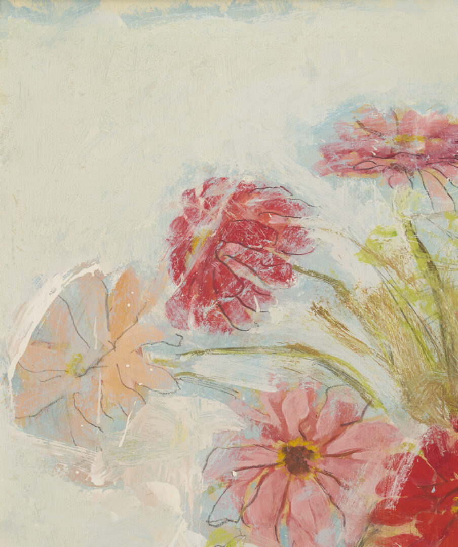 Lot 357: Charles Inzer O/B Floral Still LIfe