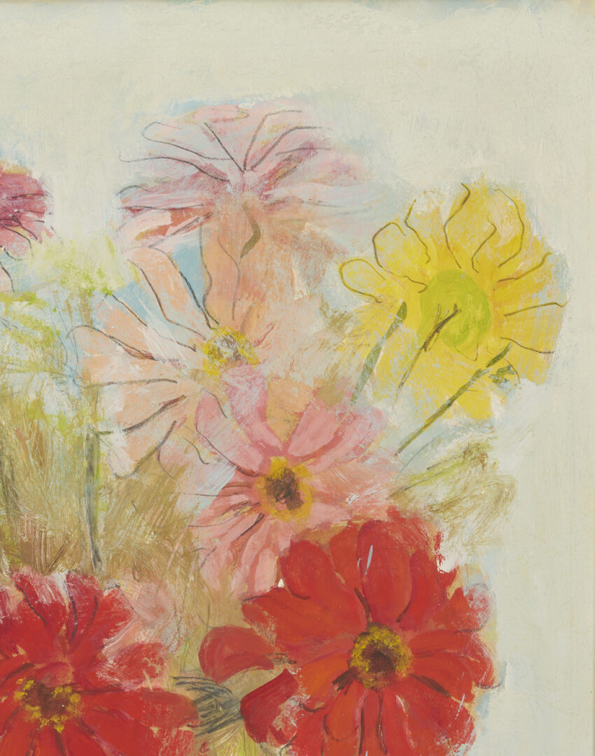 Lot 357: Charles Inzer O/B Floral Still LIfe