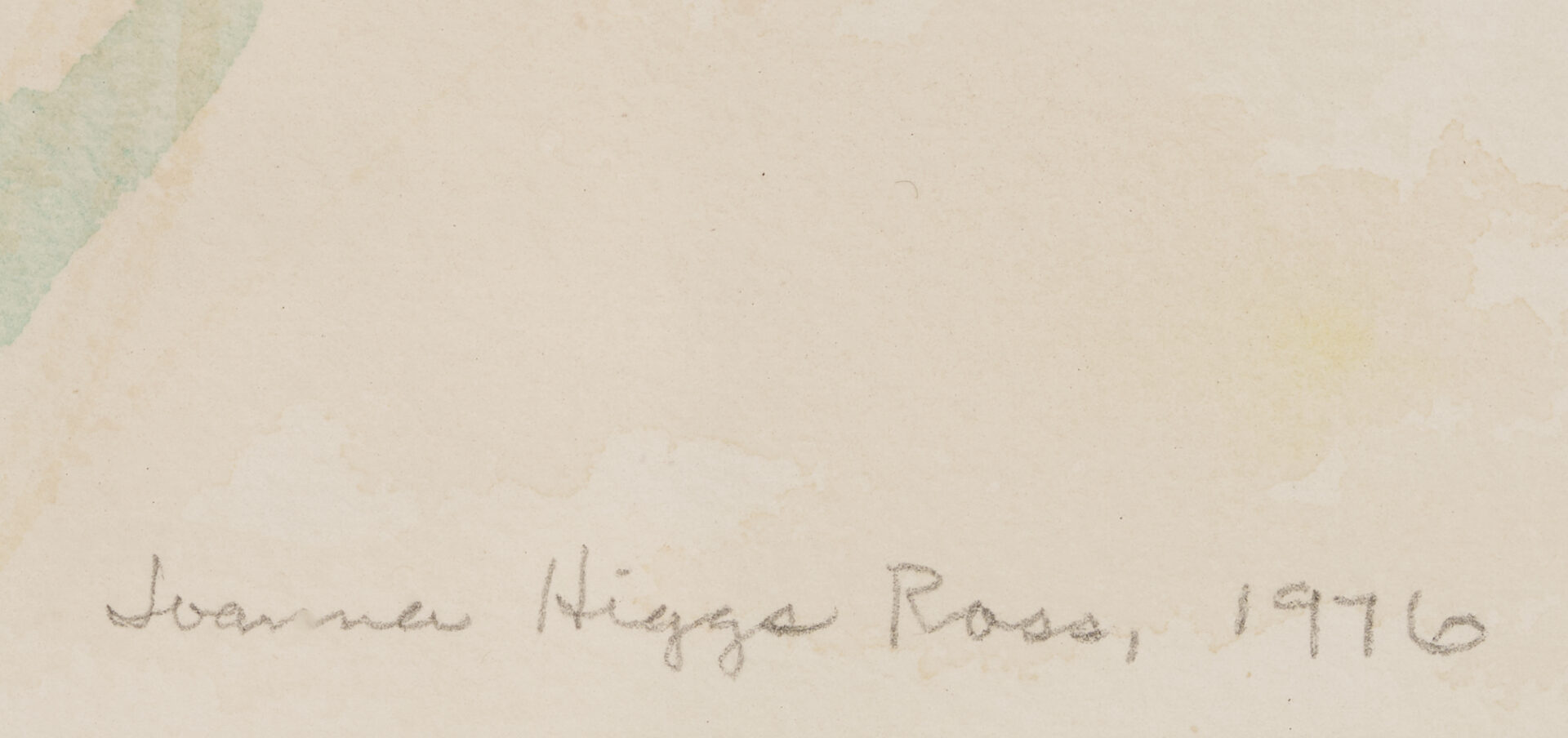 Lot 360: Joanna Higgs Ross East Tennessee W/C Landscape Painting, Cades Cove