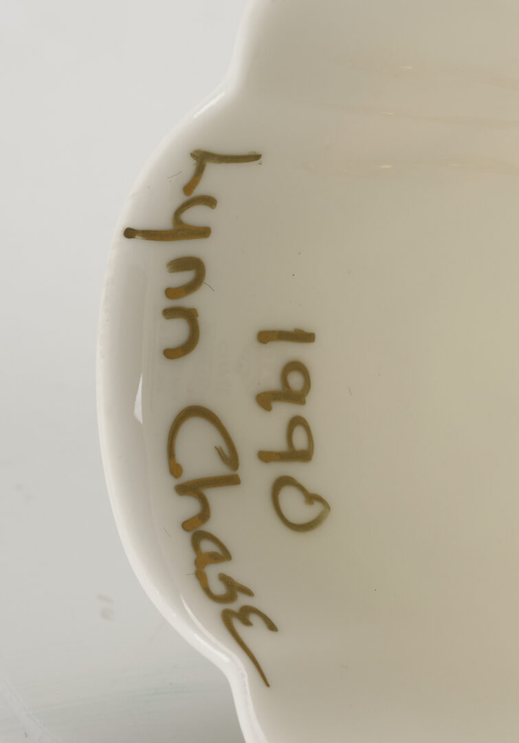 Lot 376: 78 pcs Lynn Chase Jaguar Jungle Dinnerware, Incl. Signed