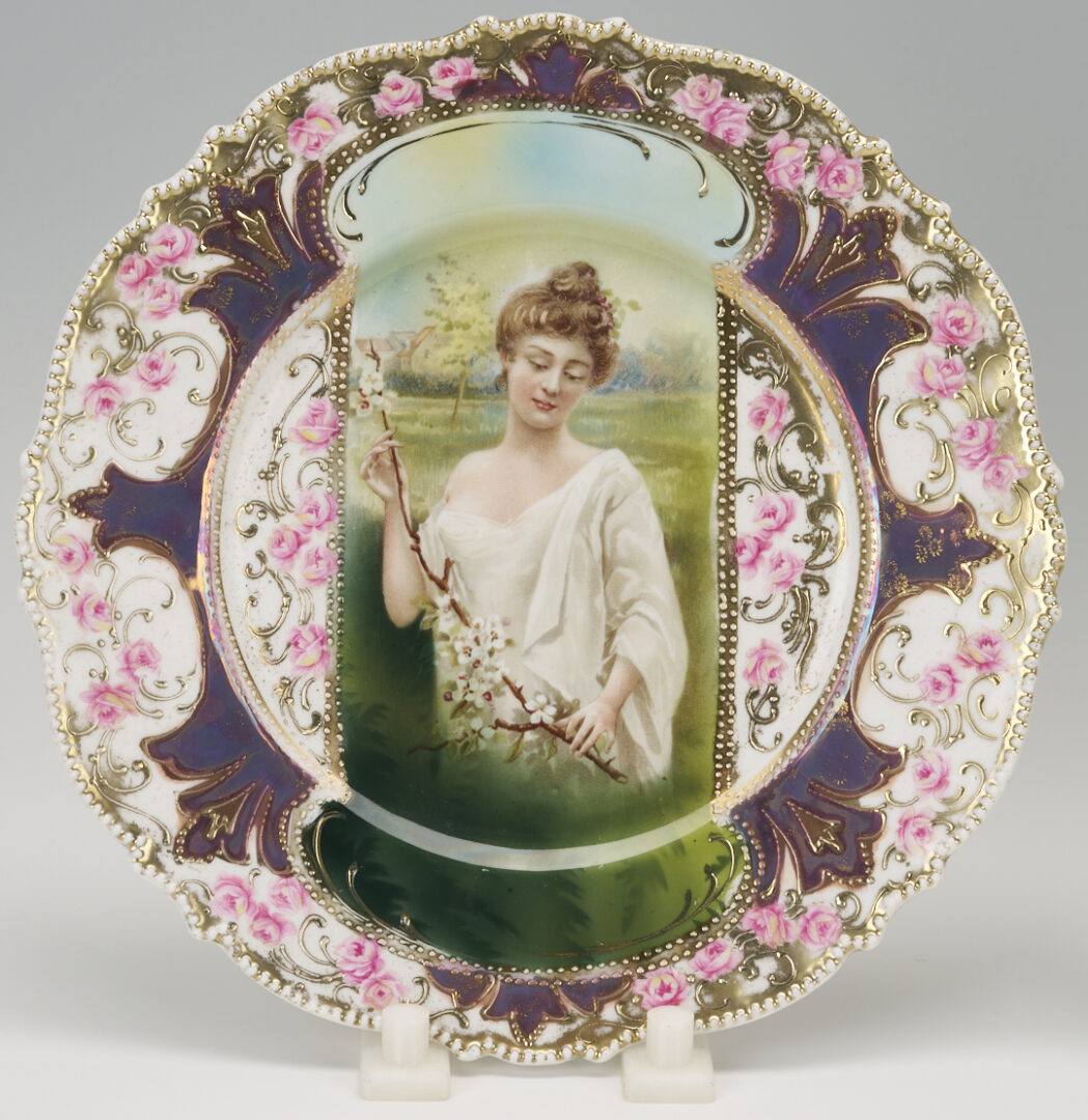 Lot 382: 4 RS Prussia Plates, Incl. Seasons