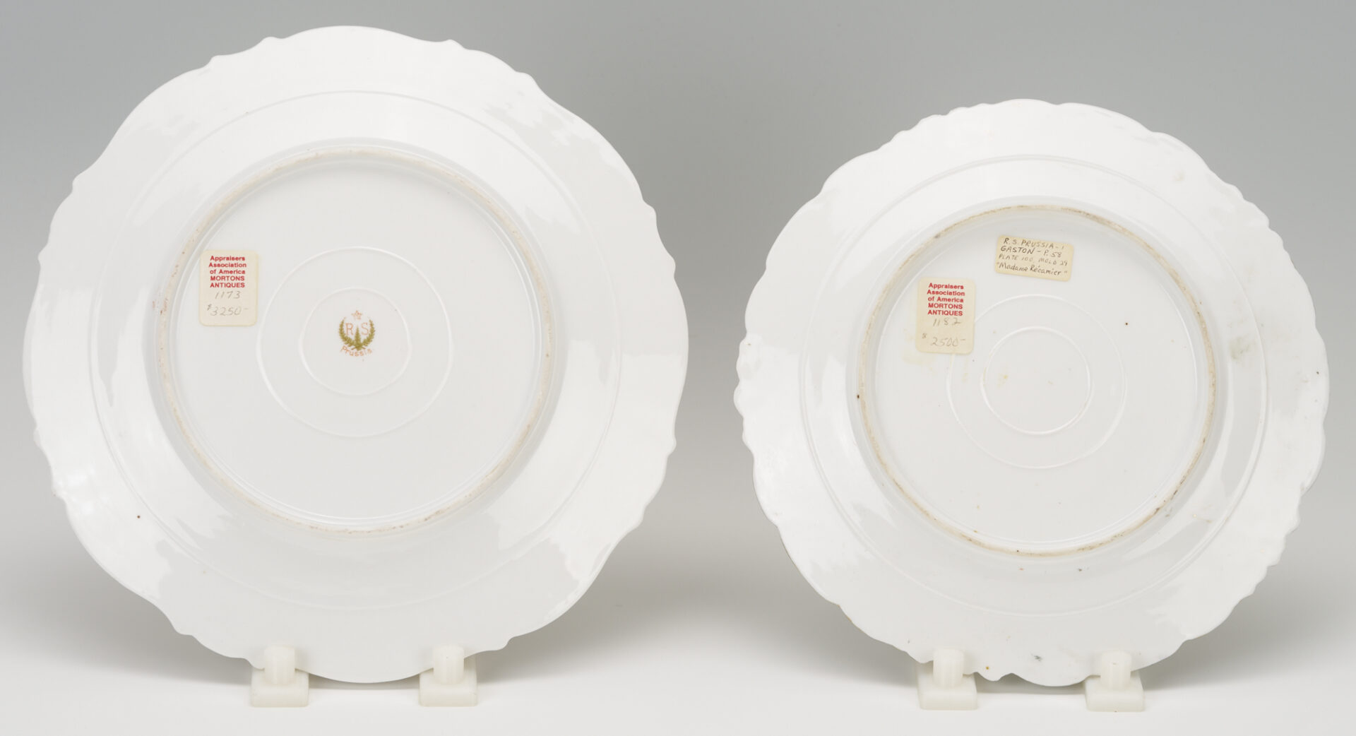 Lot 382: 4 RS Prussia Plates, Incl. Seasons