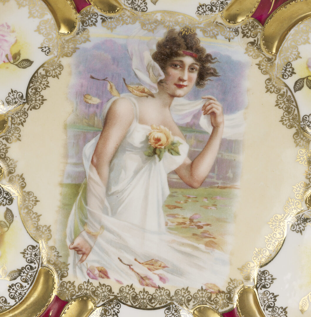 Lot 382: 4 RS Prussia Plates, Incl. Seasons