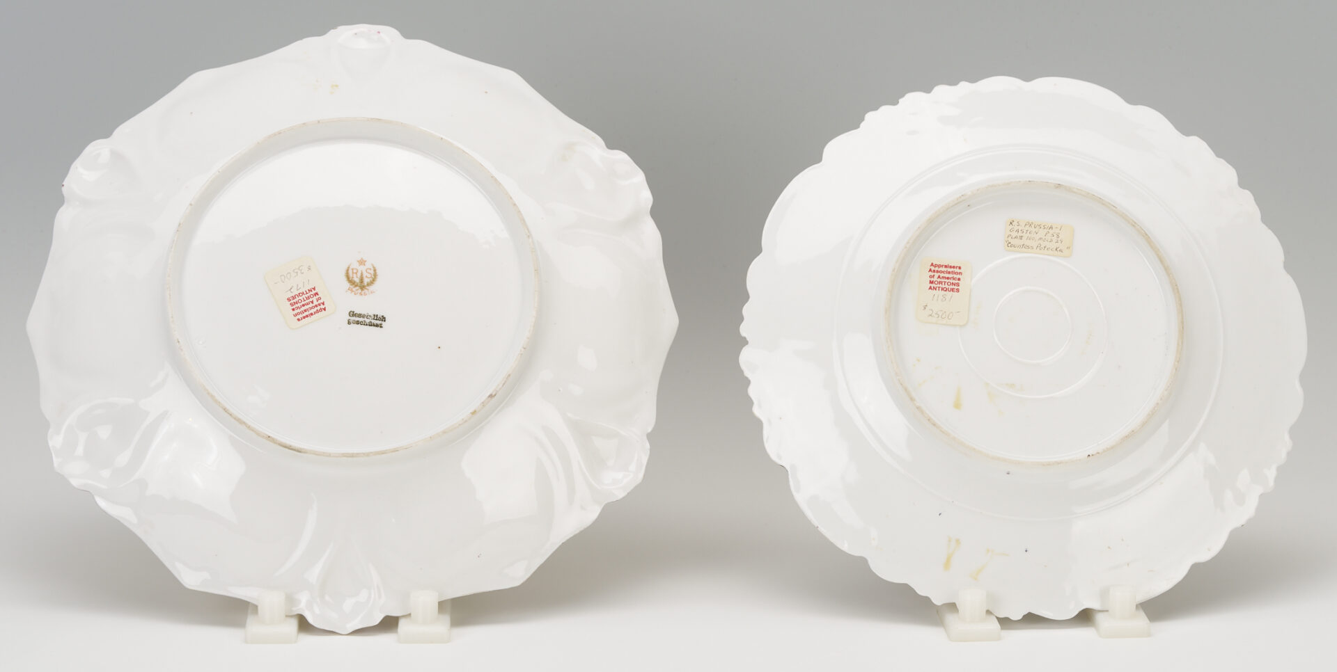Lot 382: 4 RS Prussia Plates, Incl. Seasons