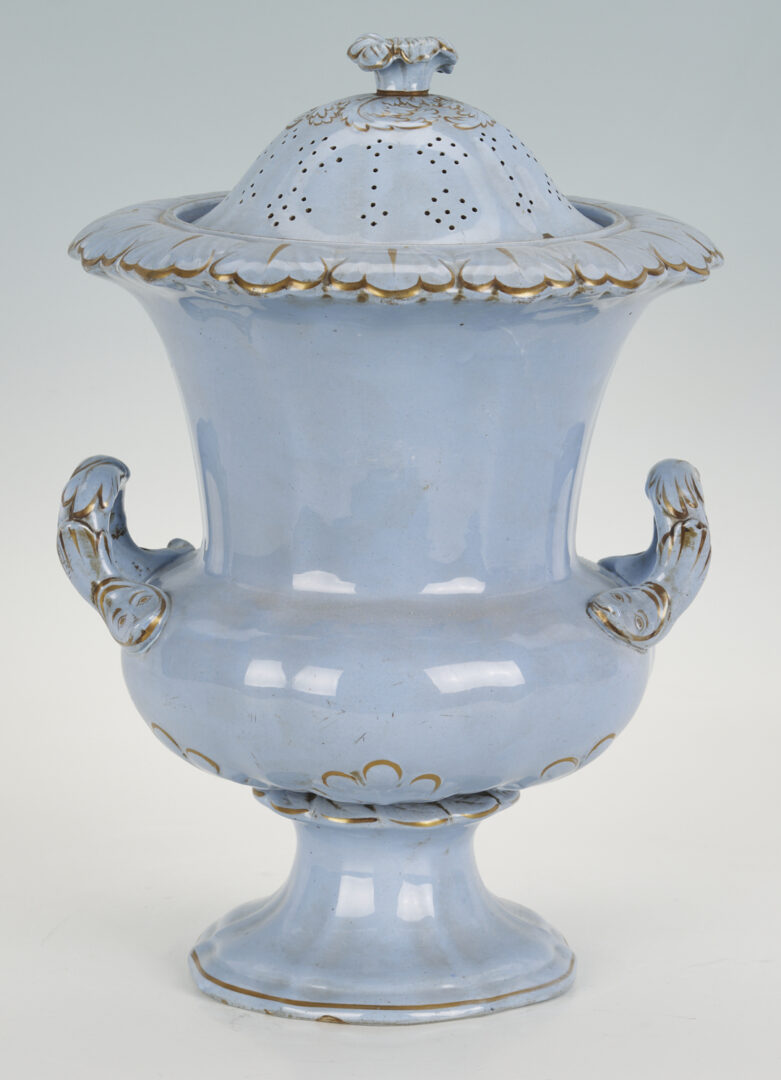Lot 389: 2 Staffordshire Apothecary Jars, Leeches