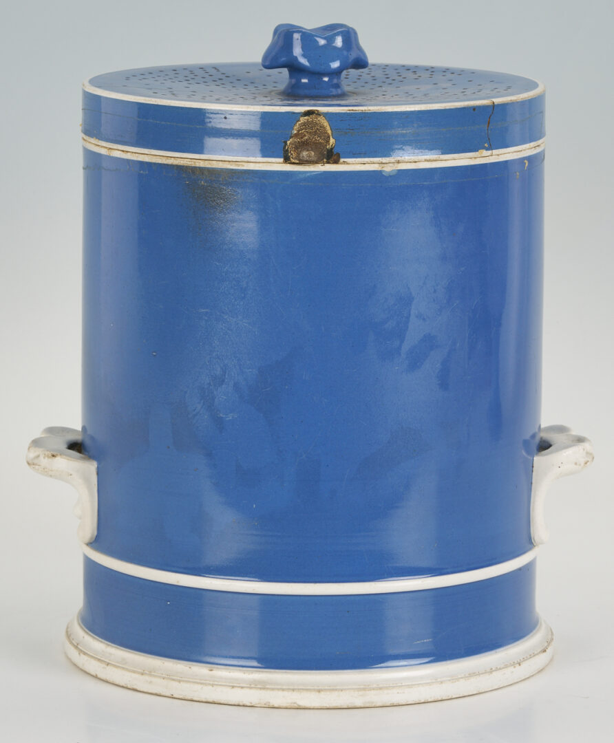 Lot 389: 2 Staffordshire Apothecary Jars, Leeches