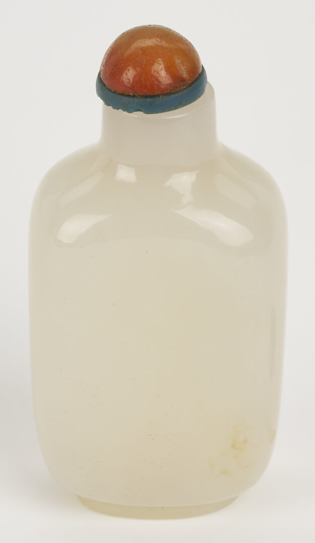 Lot 3: Chinese White Jade Snuff Bottle
