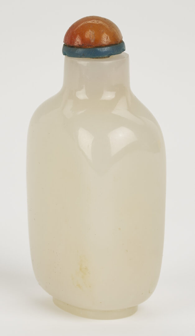Lot 3: Chinese White Jade Snuff Bottle