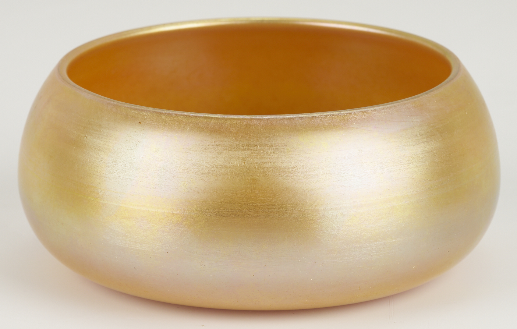 Lot 404: Loetz Papillon Vase & Signed Durand Gold Bowl
