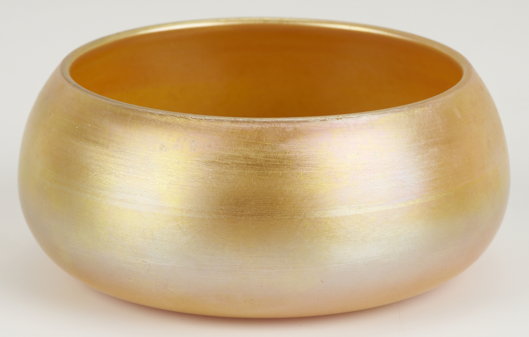 Lot 404: Loetz Papillon Vase & Signed Durand Gold Bowl