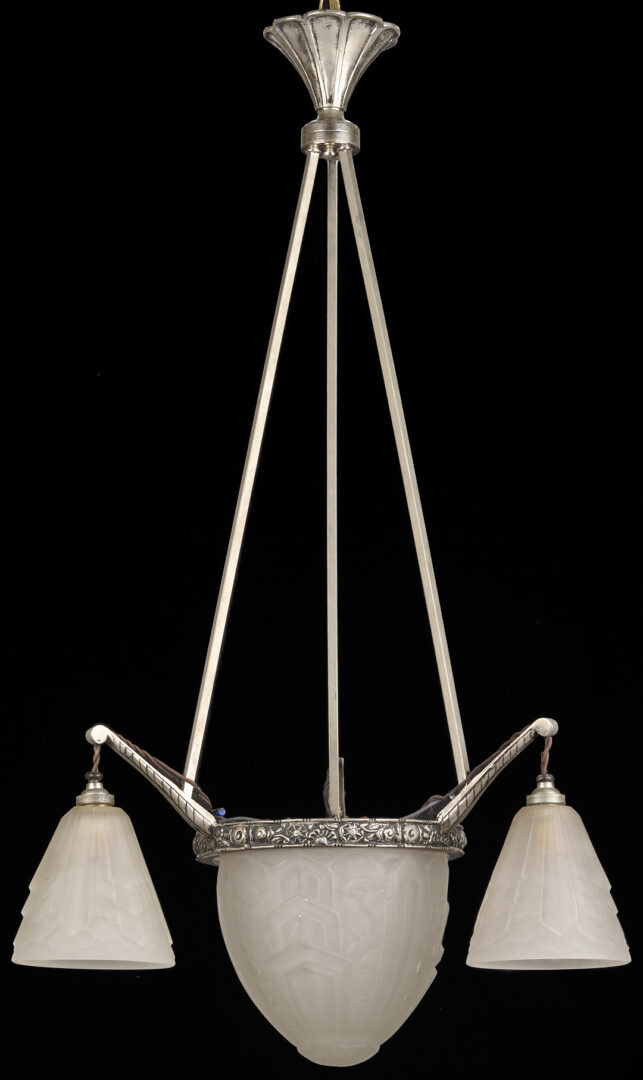 Lot 406: 1920’s French Art Deco Chandelier, SEVB