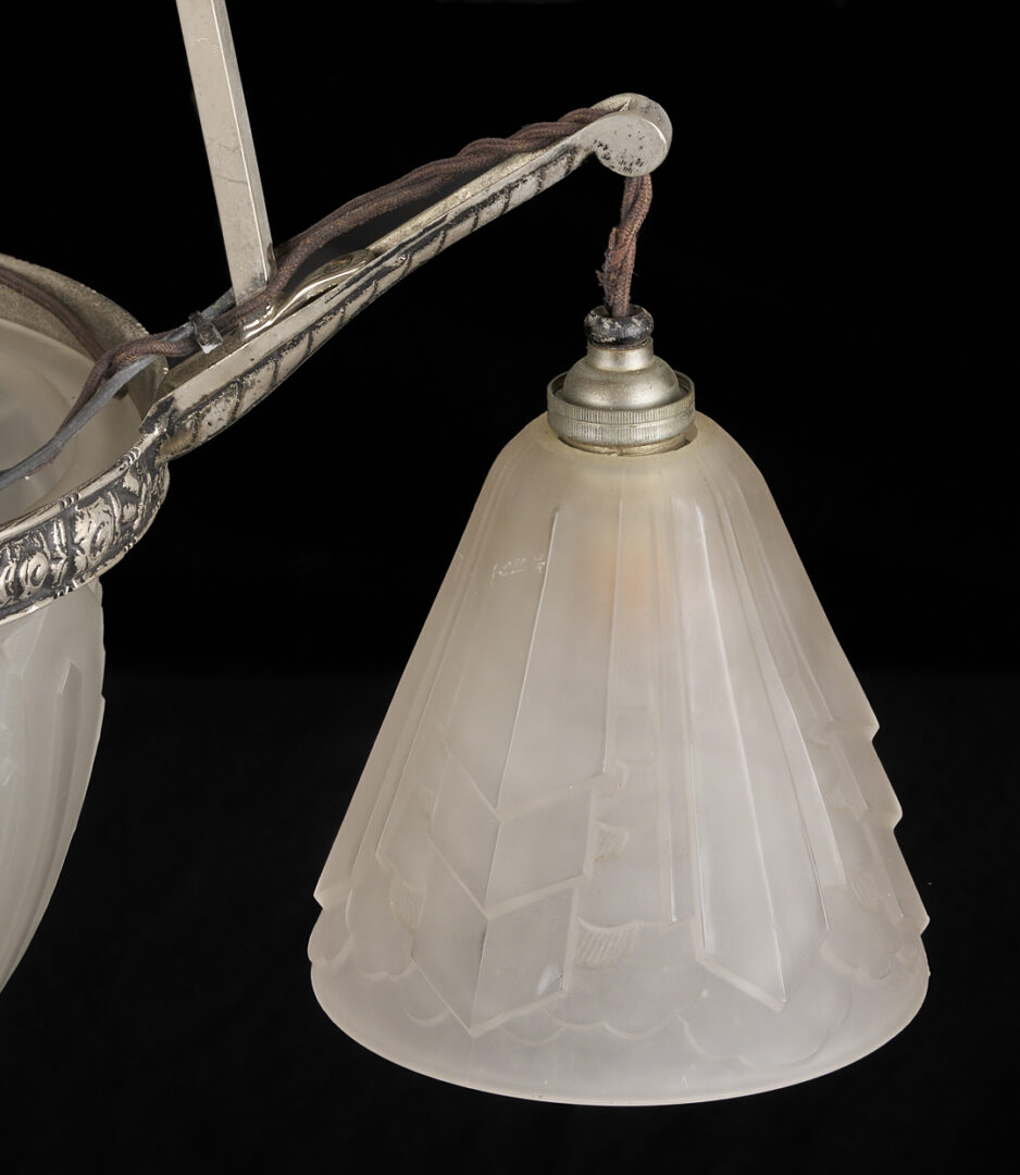 Lot 406: 1920’s French Art Deco Chandelier, SEVB