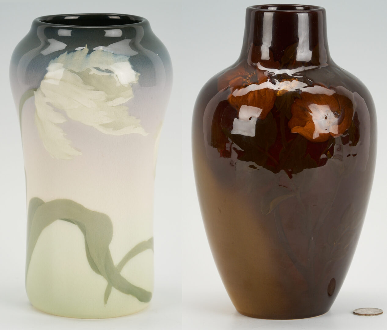 Lot 410: 2 Rookwood Pottery Vases
