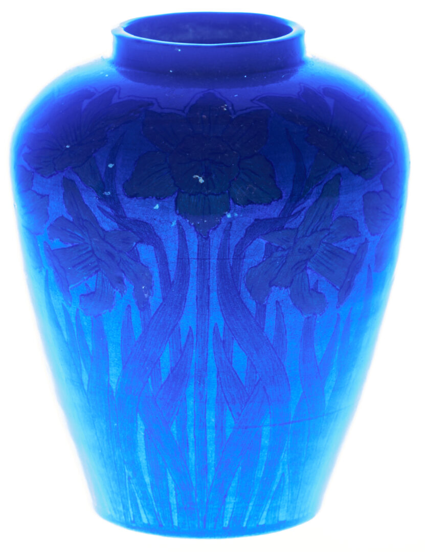 Lot 411: Exhibited Newcomb College Daffodil Vase, c. 1897