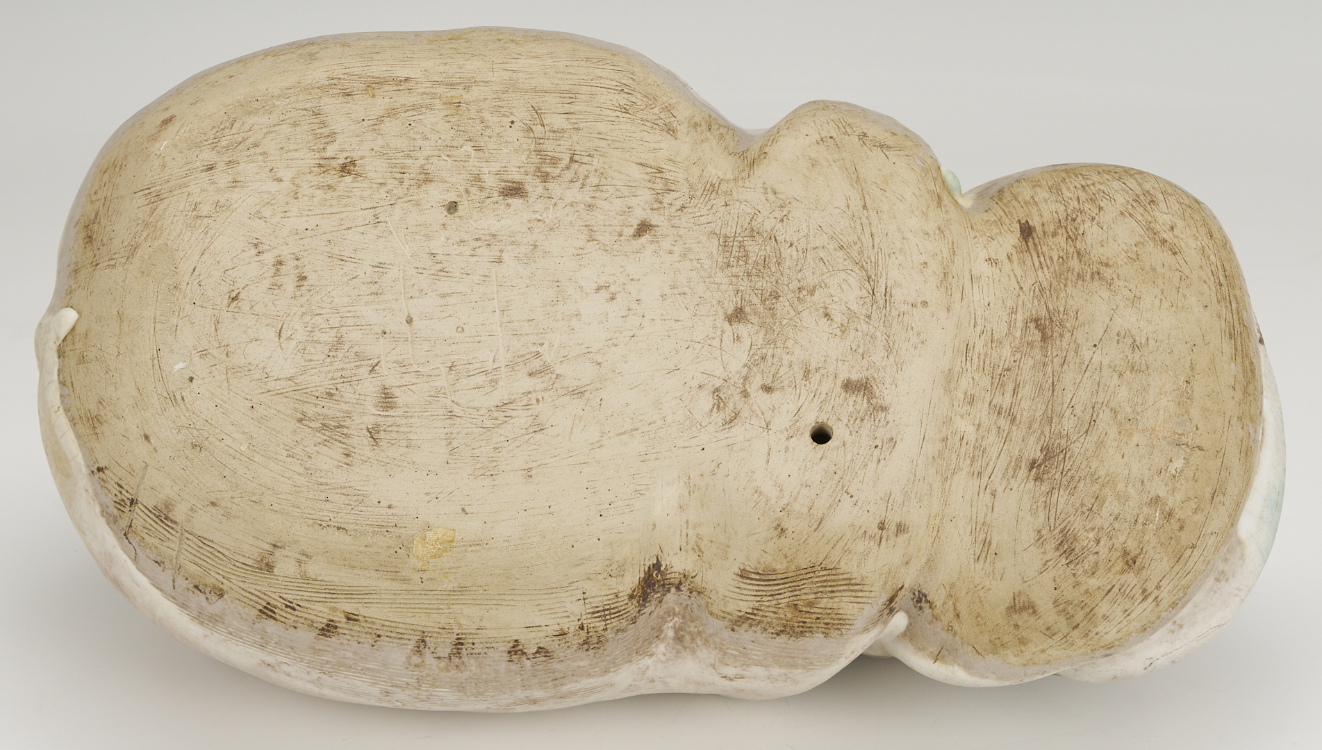 Lot 413: McCarty Pottery Hippopotamus Figurine, Merigold, Mississippi