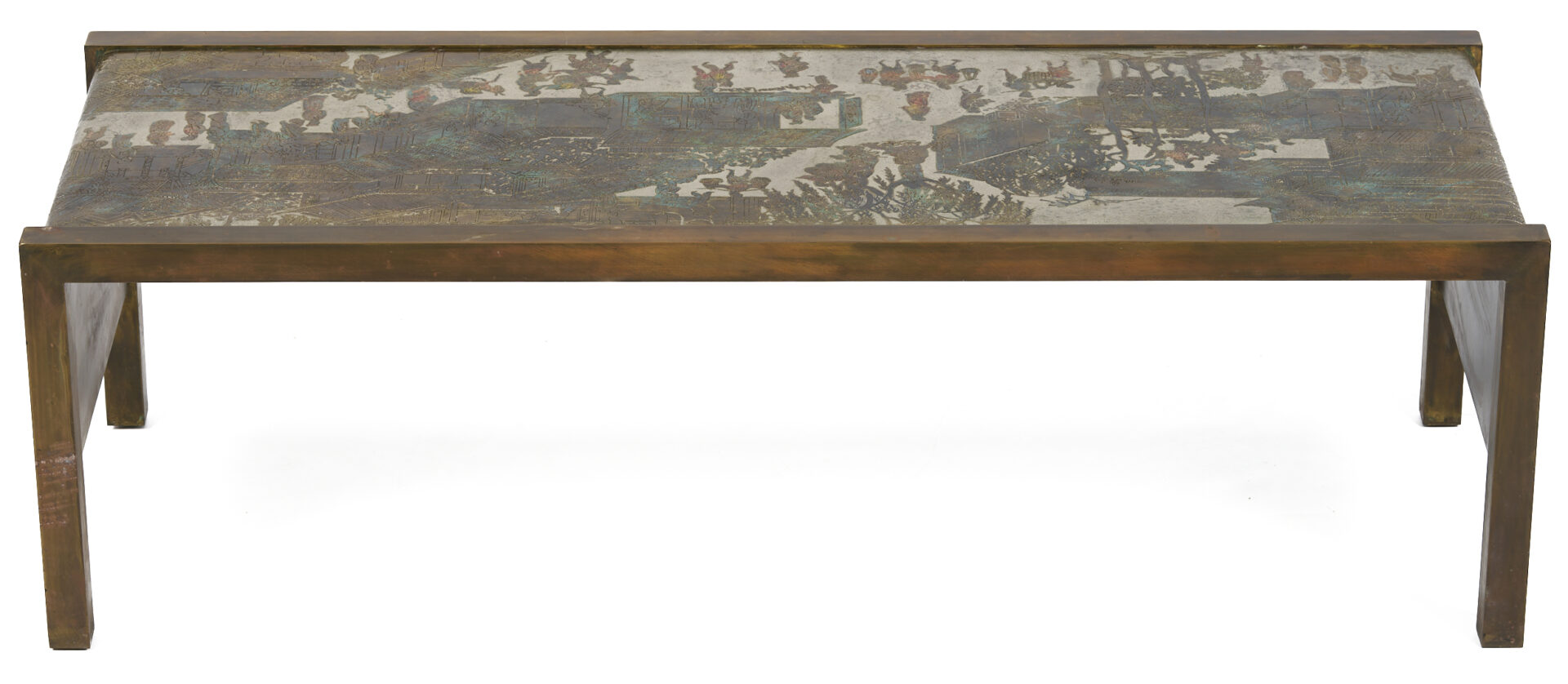 Lot 418: Philip & Kelvin LaVerne Coffee Table, Spring Festival