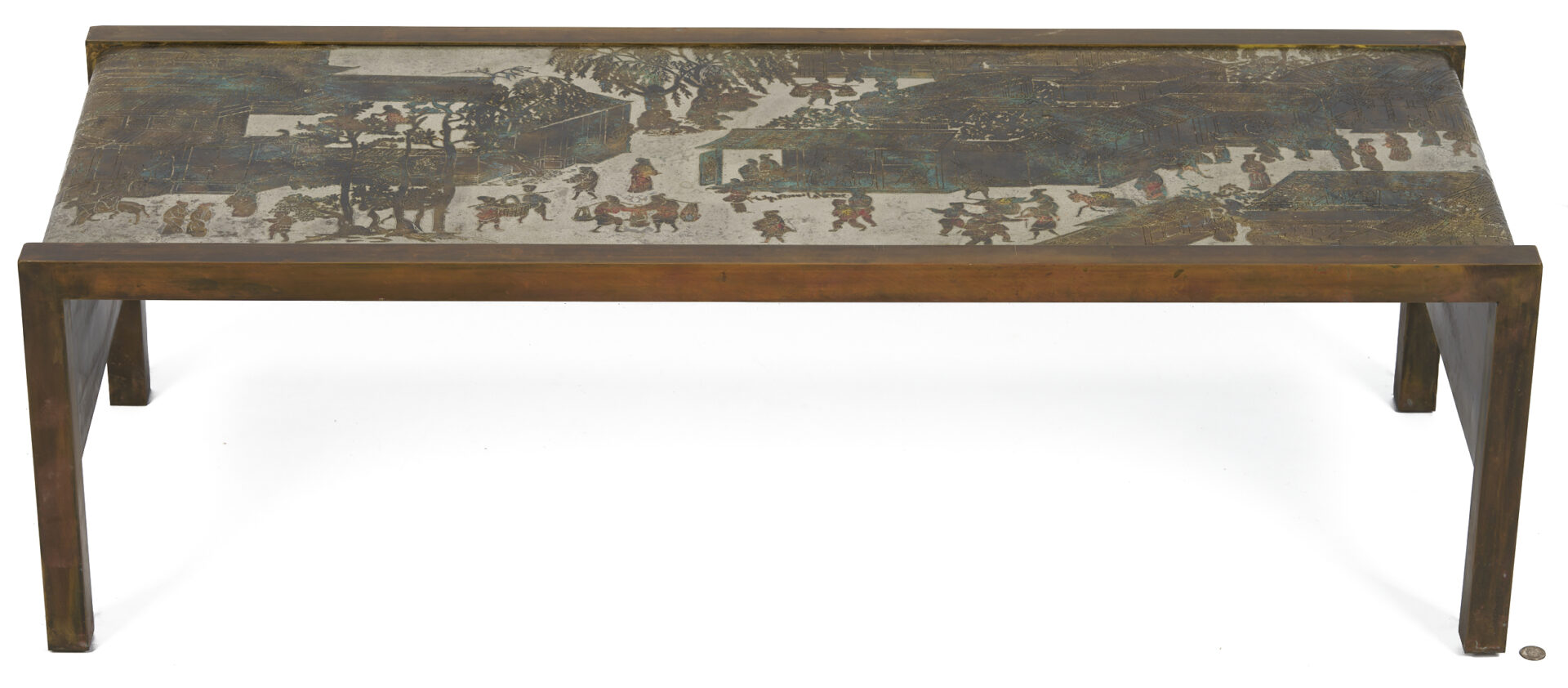 Lot 418: Philip & Kelvin LaVerne Coffee Table, Spring Festival