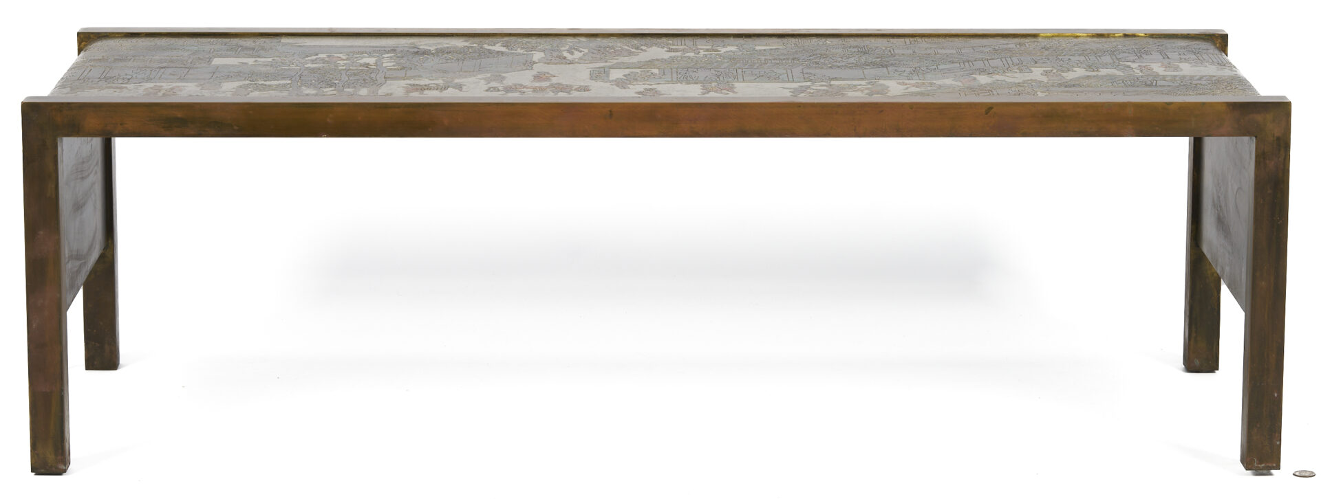 Lot 418: Philip & Kelvin LaVerne Coffee Table, Spring Festival