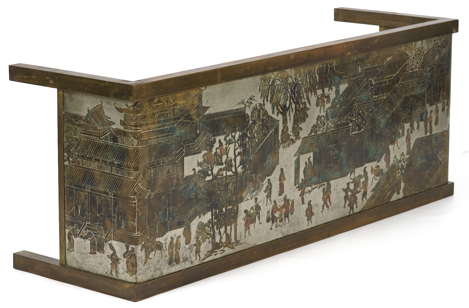 Lot 418: Philip & Kelvin LaVerne Coffee Table, Spring Festival