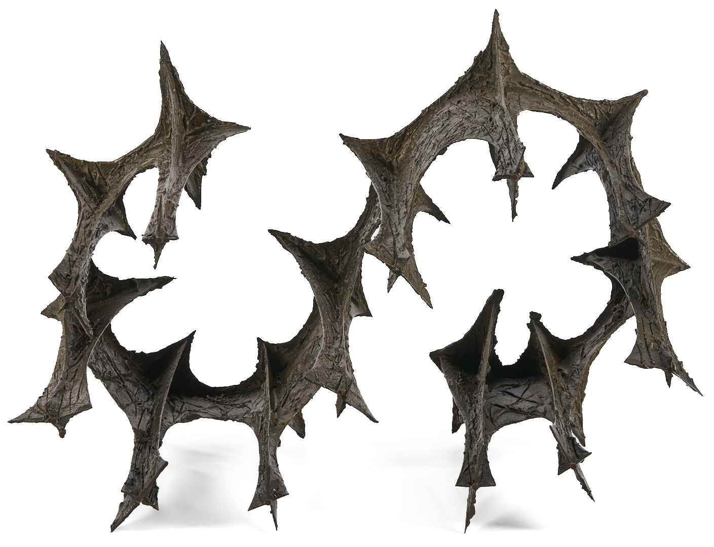 Lot 419: Paul Evans Bronze Stalagmite Dining Table